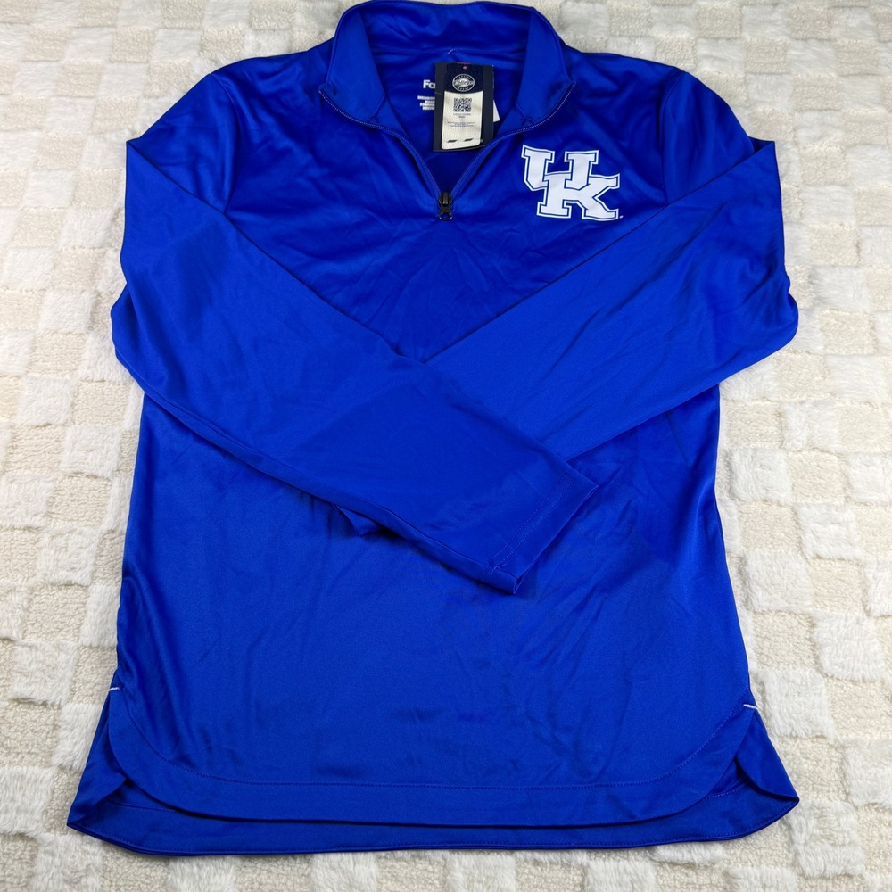 Kentucky‎ Wildcats Fanatics NCAA Pullover Small Royal Blue Shirt
